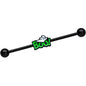 14 Gauge Black Green Boo Ghost Halloween Industrial Barbell 38mm