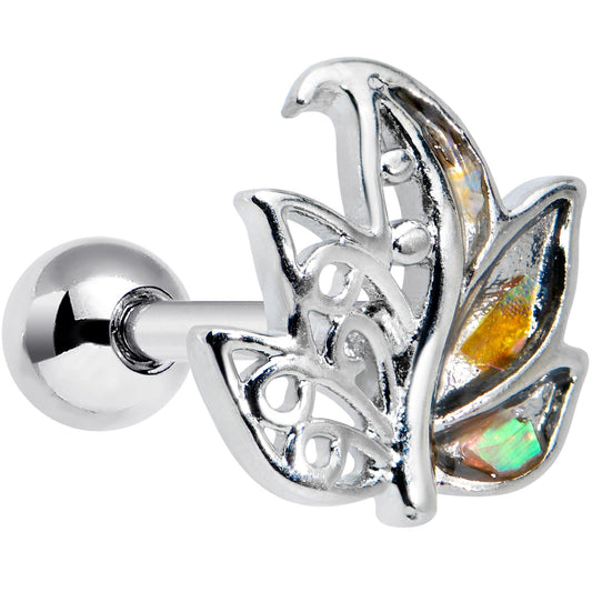 16 Gauge 1/4 Autumnal Colors Maple Leaf Cartilage Tragus Earring