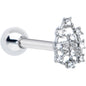 Clear Gem Constellation Barbell Tongue Ring