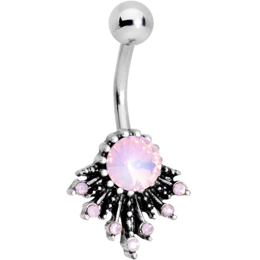 Pink Gem Sunshine Splash Belly Ring