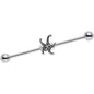 14 Gauge Steel Seeing Starfish Industrial Barbell 38mm